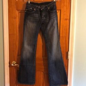 Victoria Beckham for Rock & Republic blue jeans